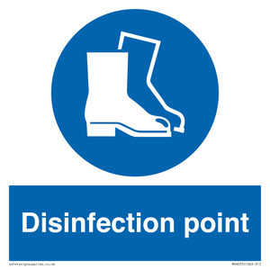 Disinfection point